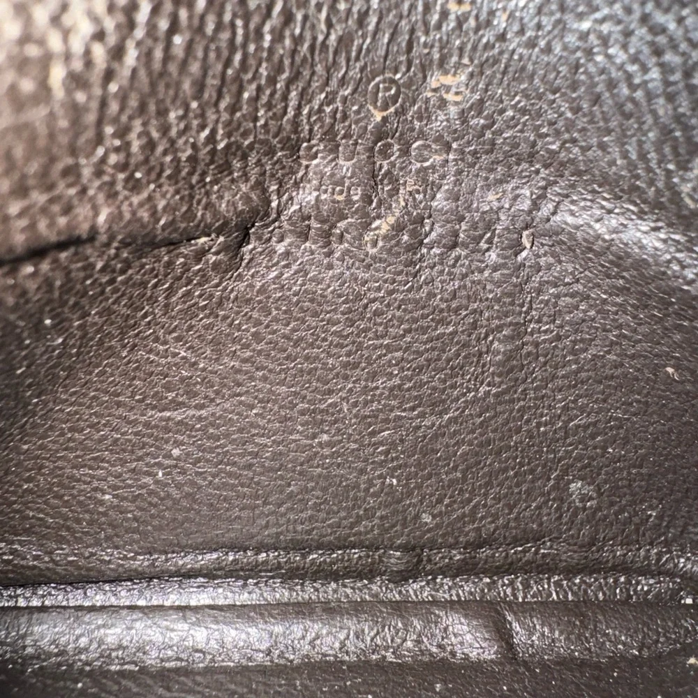 Gucci GG Guccissima‎ Leather Wallet Card Holder Naturally Weathered F